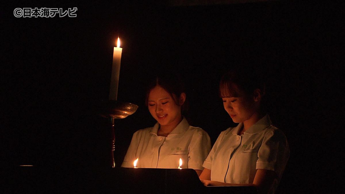 歯科衛生士を目指す専門学校生が誓いの言葉　実習を前に宣誓式　鳥取県鳥取市