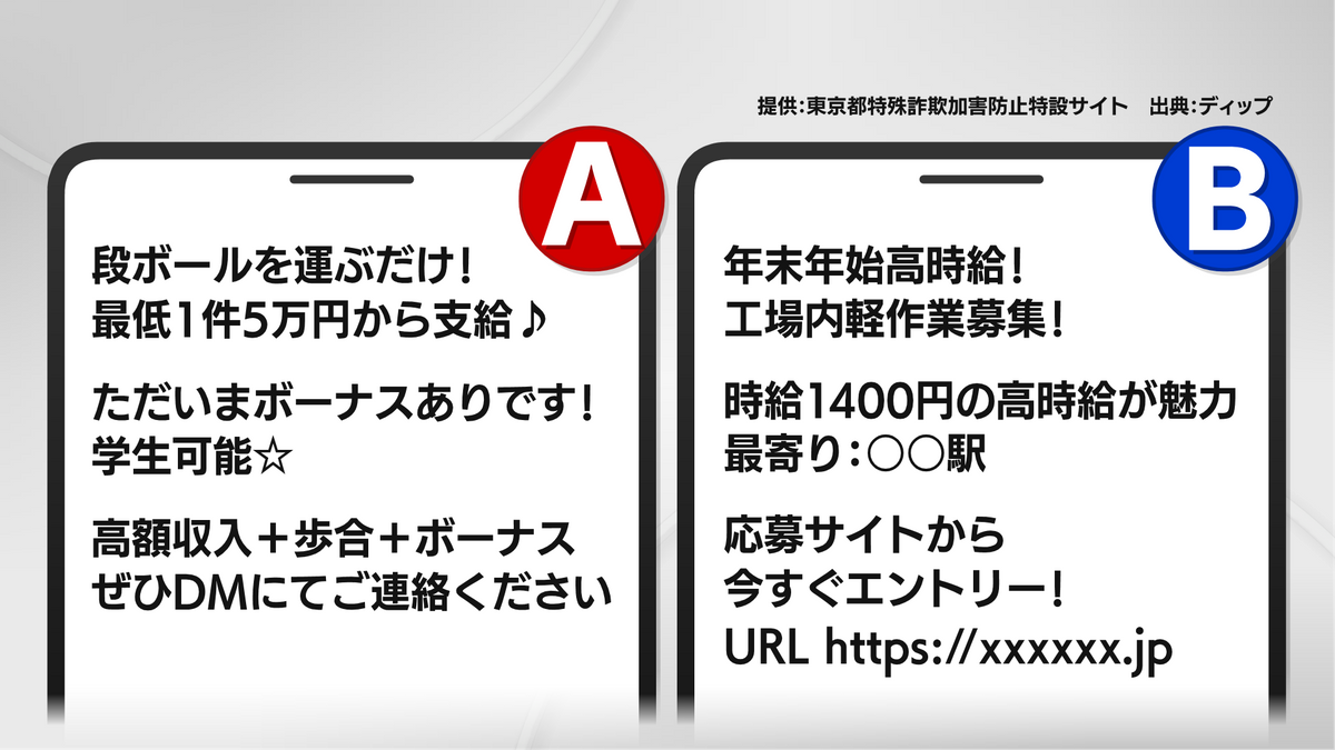 闇バイト求人の見分け方