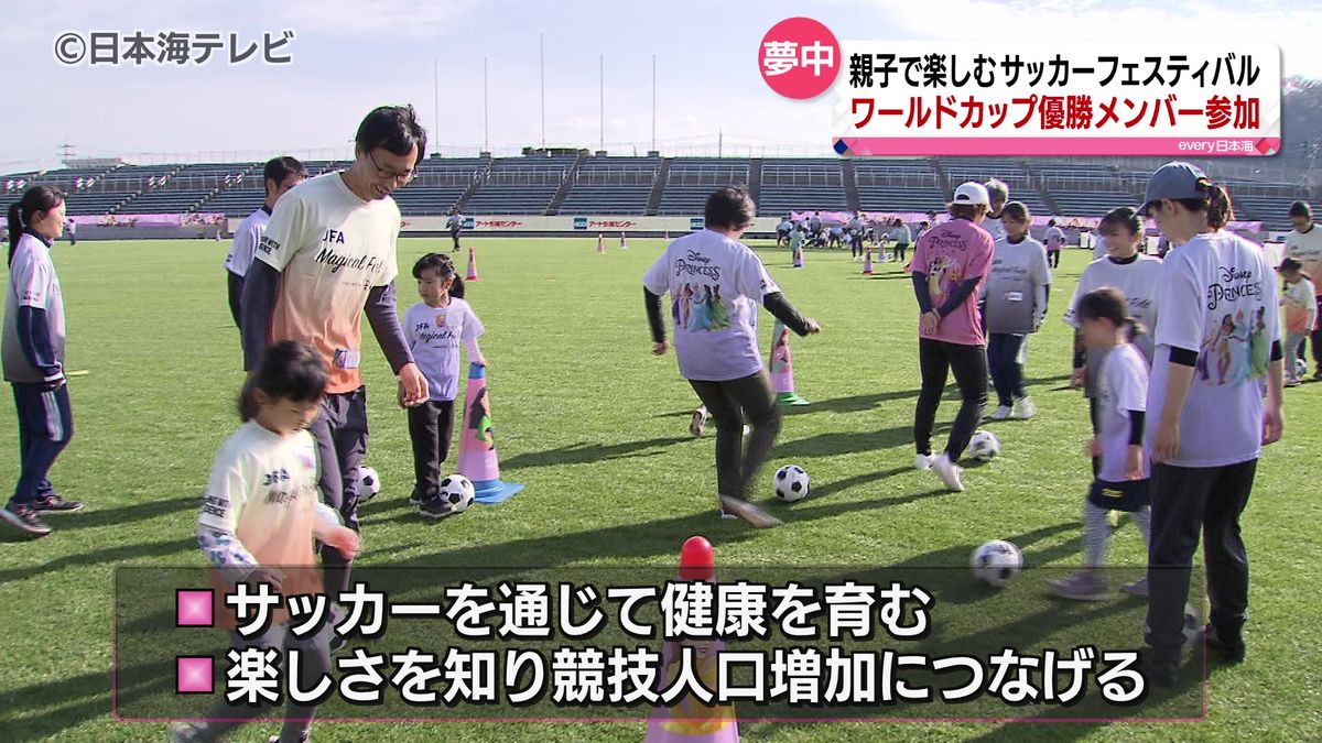 元なでしこジャパンメンバーが来場！児童にサッカーの魅力を伝える「サッカーフェスティバル」開催　鳥取県鳥取市