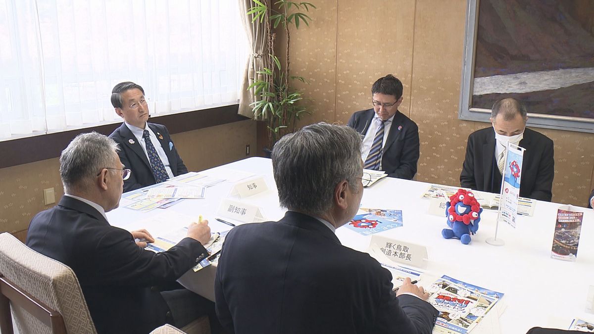 大阪・関西万博に向けて万博推進プロジェクトチーム会議　来場者に楽しんでもらうためにチーム一丸で鳥取県をPR　鳥取県鳥取市
