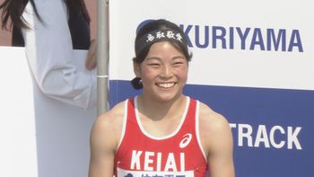追い風参考ながらも高校記録を上回る11秒39　布勢スプリント女子100ｍ　地元・鳥取の高校3年生　前田さくら選手が準優勝　鳥取県鳥取市