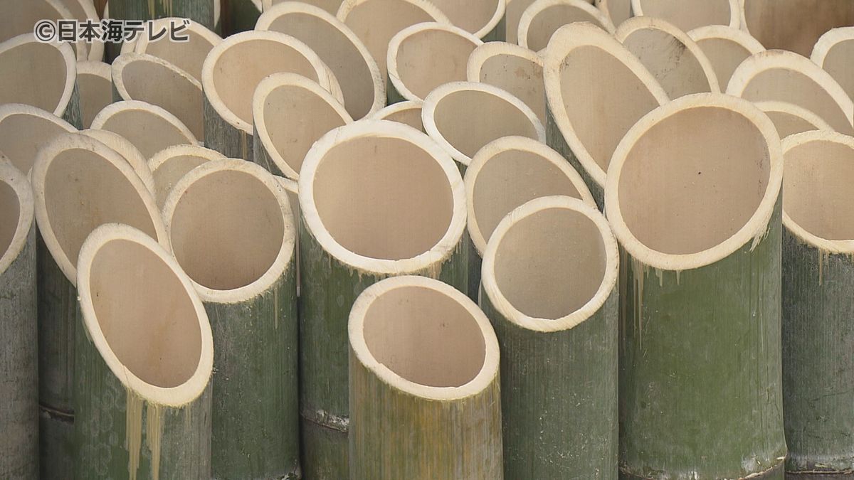 阪神淡路大震災から29年　震災の追悼式典で使われる「竹灯籠」を提供　去年より100本多い600本　鳥取県鳥取市