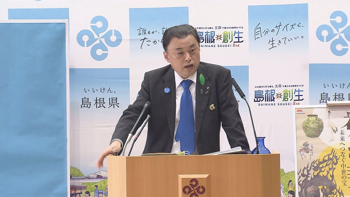 「怠慢のしりぬぐい」　丸山知事が定例会見で「2馬力選挙」について国の対応を批判　対策として宣誓書の提出を求めることに　島根県