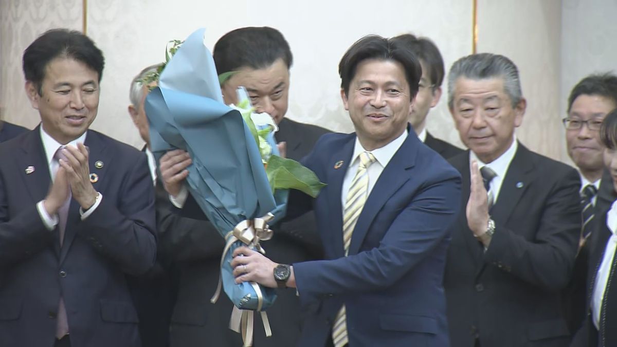 松江市長選挙　現職・上定昭仁氏が2期目の当選　「この地に生まれ育ったことに誇りを持ち、夢を実現できる街に」