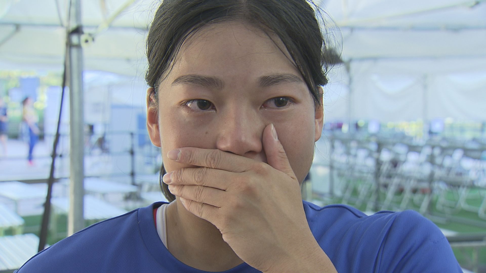 優勝できなかったことはすごい悔しかったです」レース後、涙ながらに