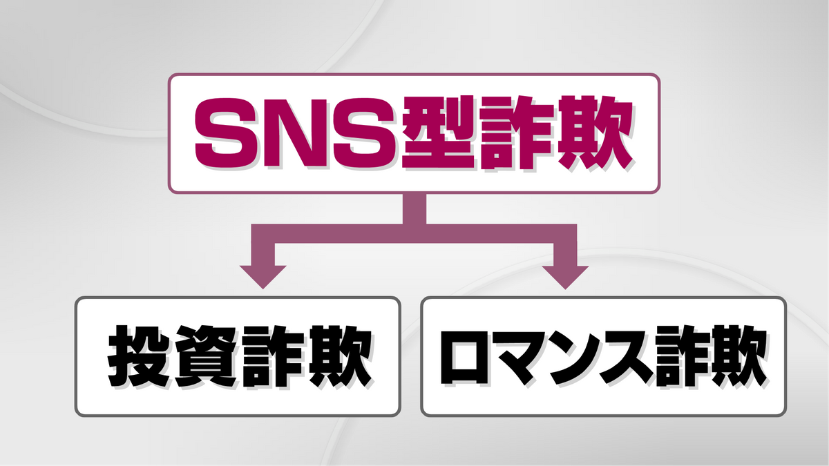 SNS型詐欺の分類