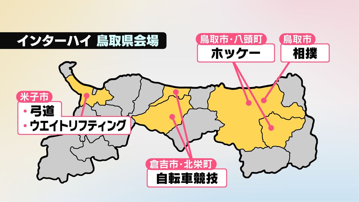 インターハイ 鳥取県会場