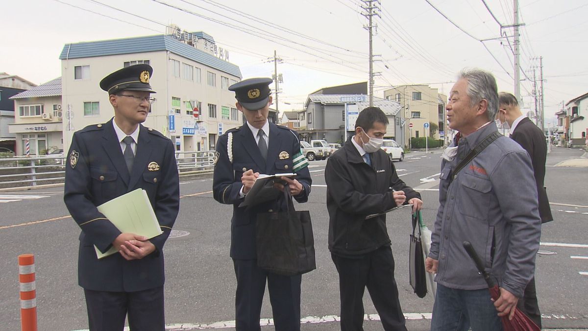再発防止のために何ができるのか…　児童がはねられ重体となった事故現場を緊急点検　早急な対応と適正な規制を　鳥取県鳥取市松並町