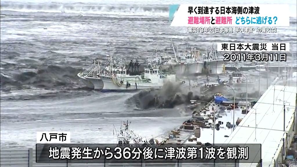 【特集】東日本大震災から13年～備えは進んでいるか～「日本海側の早い津波　どこに逃げる？」