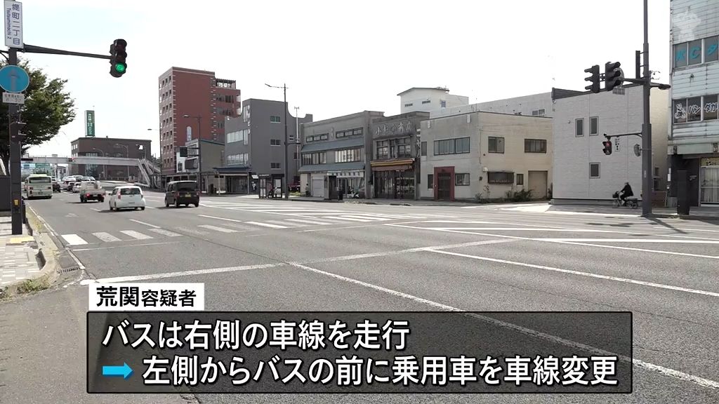 国道走行中の青森市路線バスの前で急停止した妨害運転か　危険運転致傷容疑で56歳男を逮捕