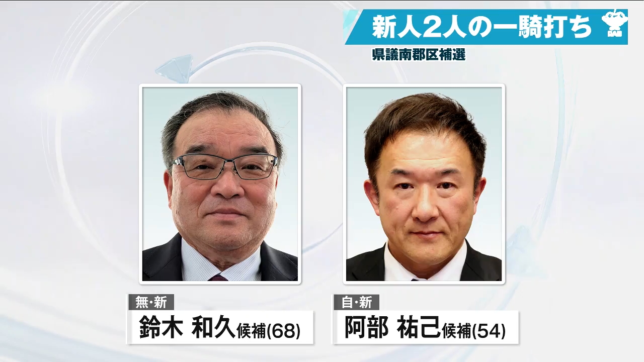 戦後青森県議会議員選挙と正副議長 一騎打ちを制する 青森県議会議員 南津軽郡選挙区補欠選挙 新人の阿部
