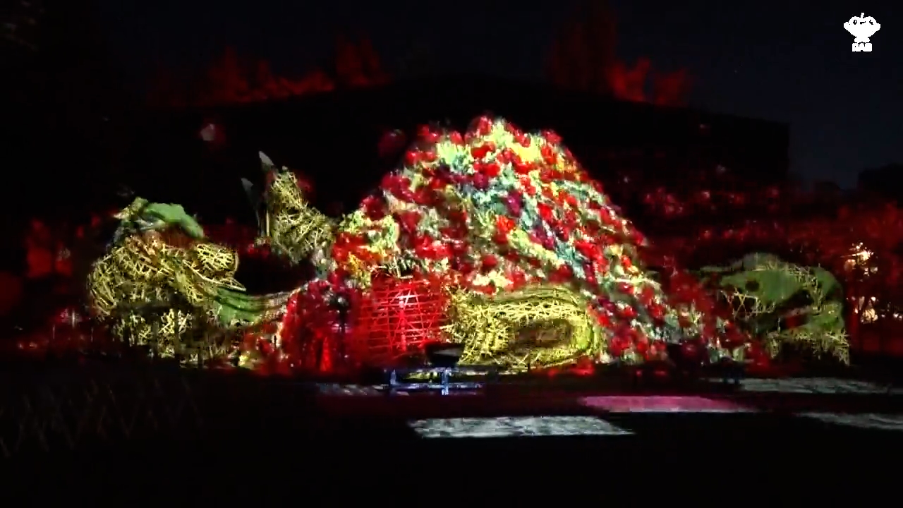 弘前城菊と紅葉まつり」が開幕！巨大フラワーアート『綾山玄武』で