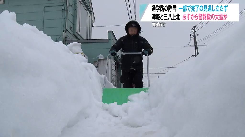 豪雪死傷者114人に　通学路除雪が一部間に合わず青森市長「いっぱいいっぱいに…」経費超過で国に要望へ　りんご園被害・高齢者支援は？