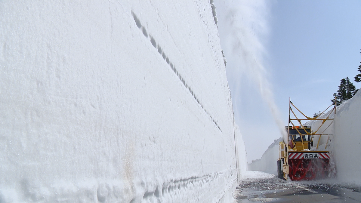 “春を掘る”八甲田の除雪もＤＸ！雪に埋まった道路を確認する３Ｄ地図導入で「雪の回廊」まもなく