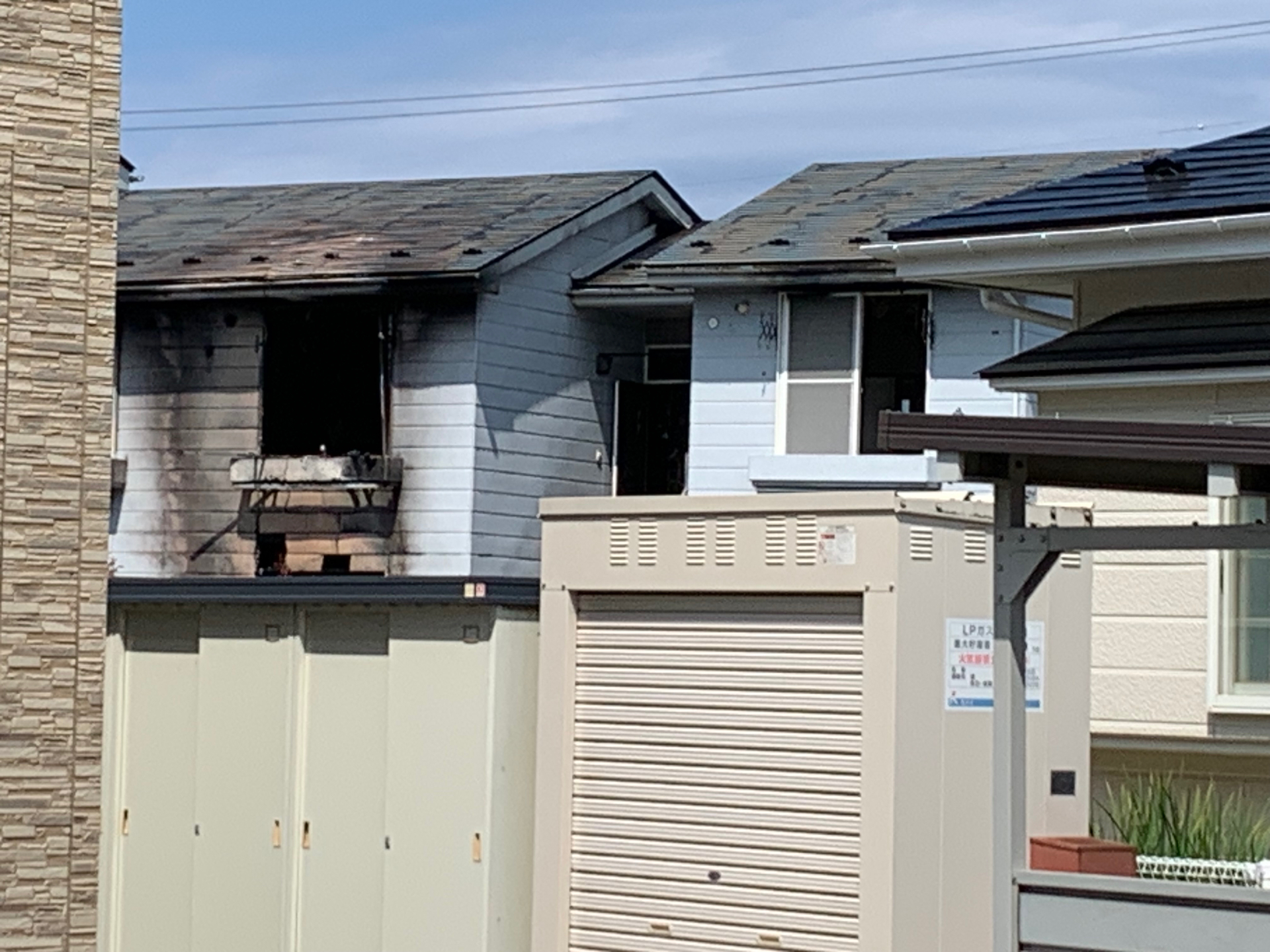 速報】アパートで火災 1人死亡か 青森県八戸市（2025年8月24日掲載