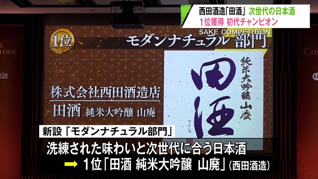 西田酒造（青森市）の“田酒”が次世代の日本酒部門で初代チャンピオンに！　世界一おいしい市販の日本酒を決める「SAKE COMPETITION」