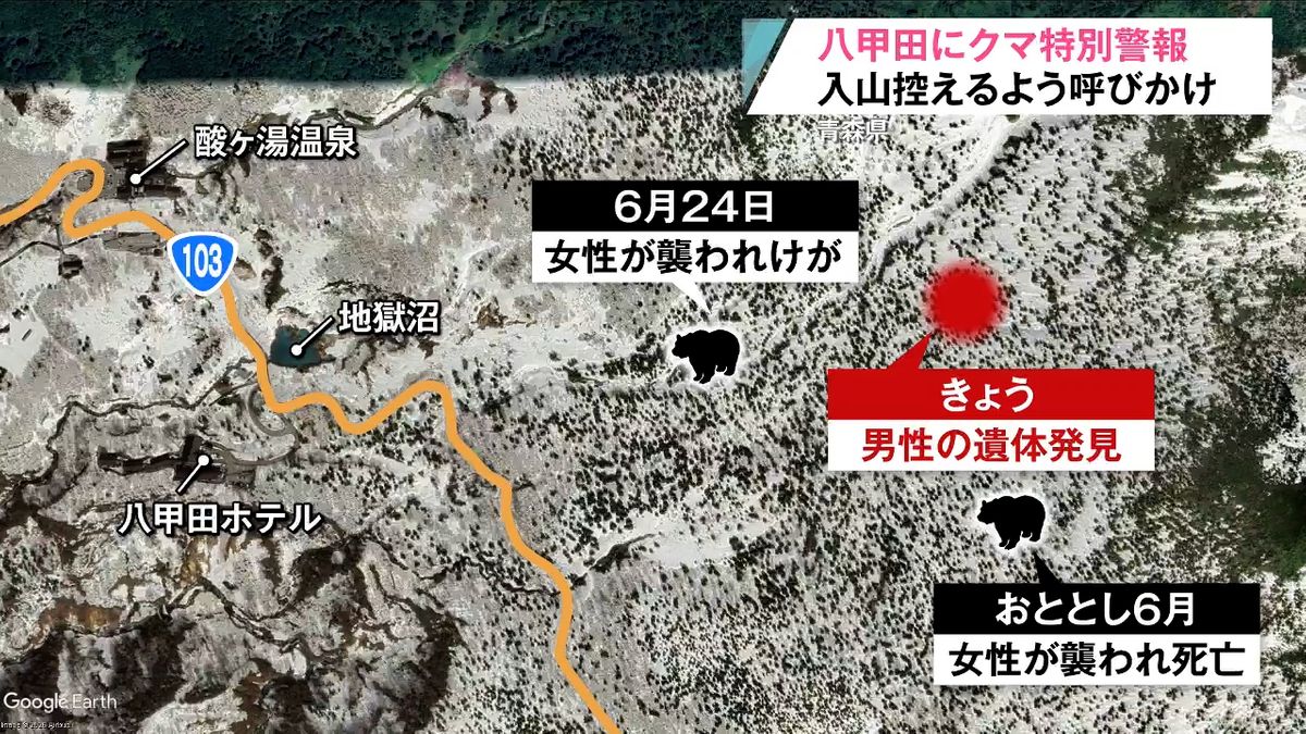 クマにかまれたか…タケノコ採り遭難の八甲田で男性が死亡 青森県は初の 