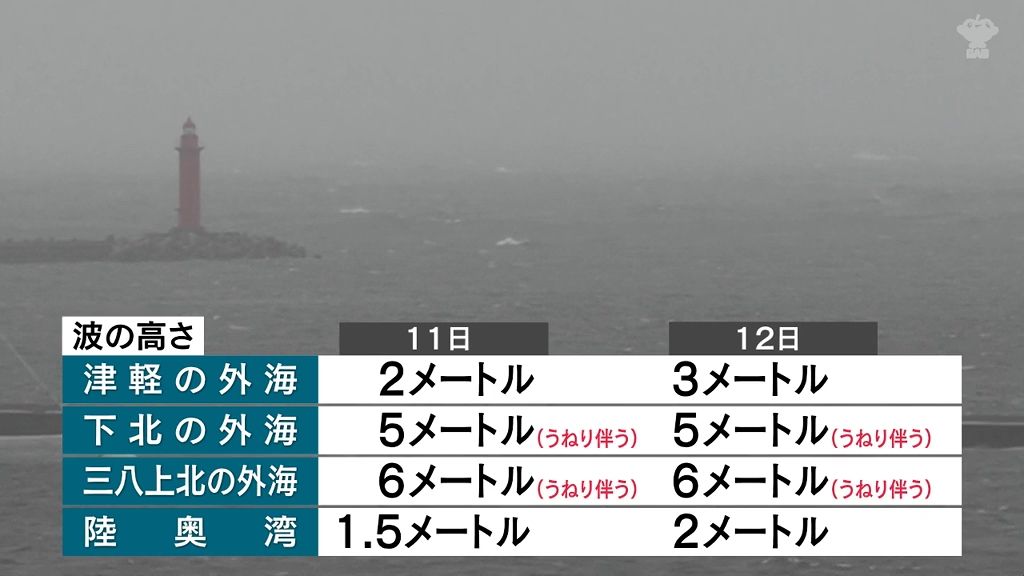 台風5号　あす朝東北上陸の恐れ　大雨や高波に警戒を