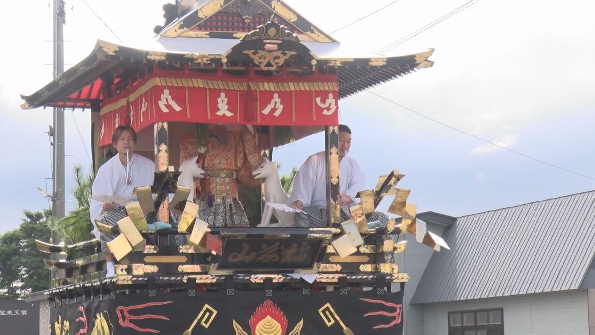 下北最大の夏祭り「田名部まつり」開幕　豪華絢爛な山車を運行　青森・むつ市