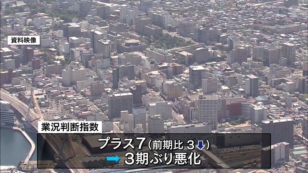 県内の景気判断　３期ぶりに悪化　１２月短観   物価高による節約志向が強まる一方で宿泊・飲食サービスが下支え