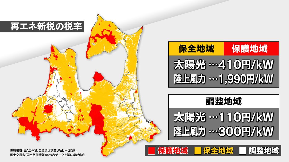 「私たちが守るべきものを表している」青森県の再エネ新税案は“合意”を重視　既存施設は対象外に