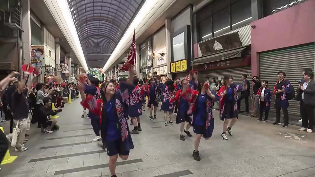 東京原宿の中学生が高知市でよさこいを踊って交流【高知】