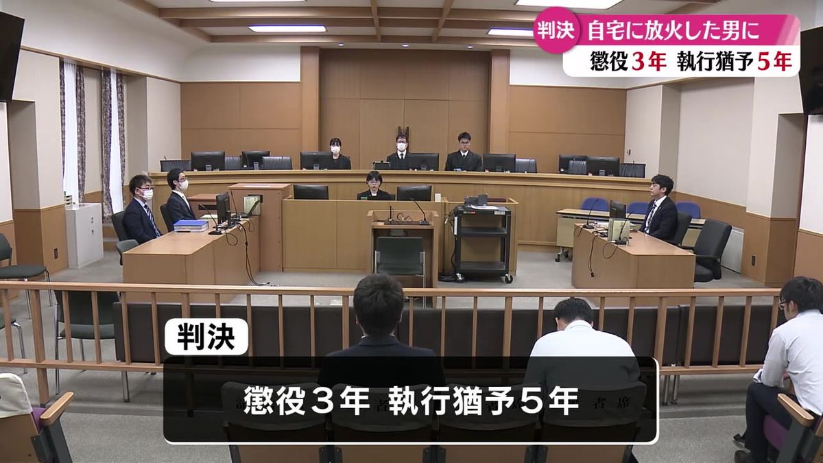 自宅マンションに火をつけて一部を燃やした男 懲役3年・執行猶予5年の判決【高知】