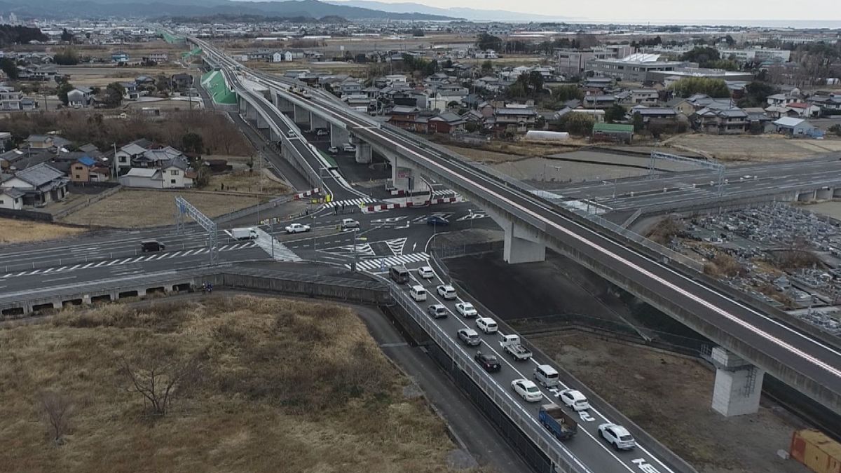 高知東部自動車道 南国安芸道路開通1か月 開通効果がくっきり【高知】