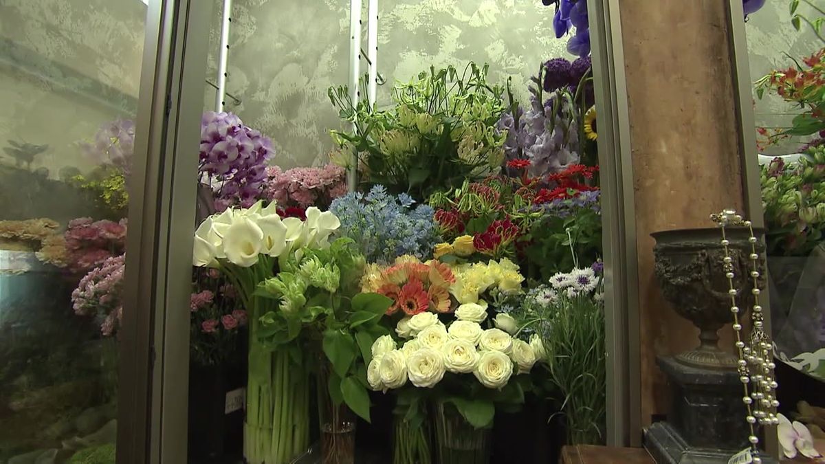 カーネーションだけでなくアジサイやバラも人気！母の日を前に生花店にぎわう【高知】 