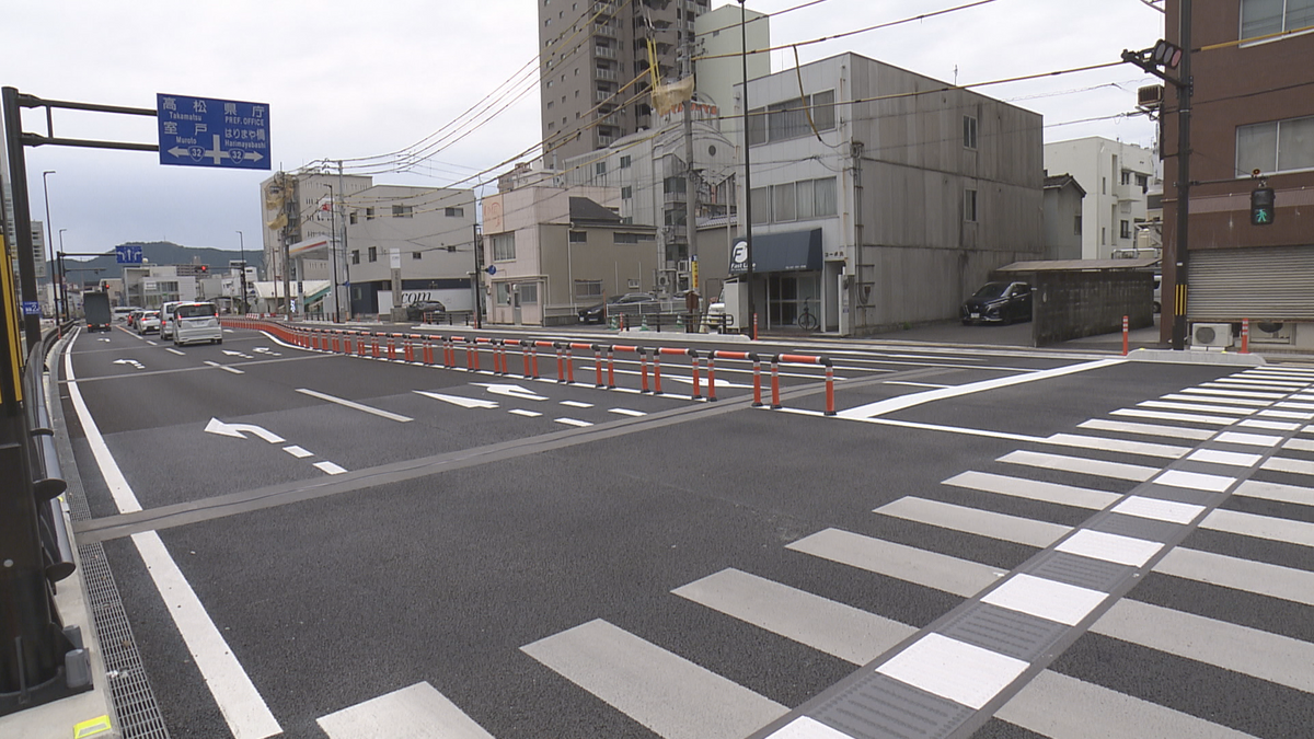 全長283メートルの四車線道路『はりまや町一宮線』  4月1日より通行開始【高知】