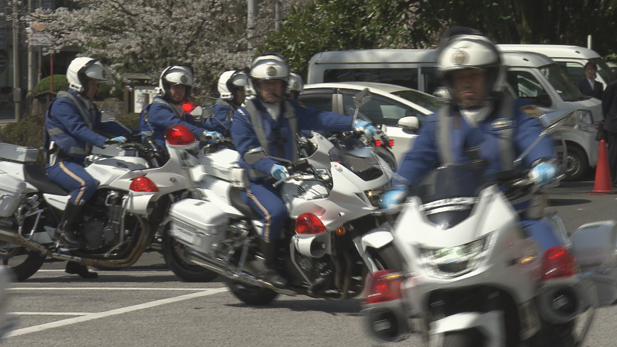 春の全国交通安全運動を前に出発式【高知】
