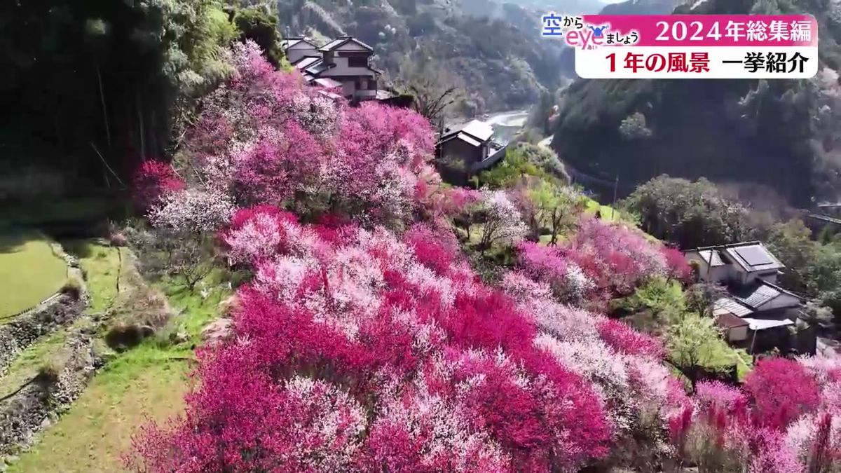 ドローンで高知県内各地の表情を紹介「空からeyeましょう」 2024年総集編【高知】