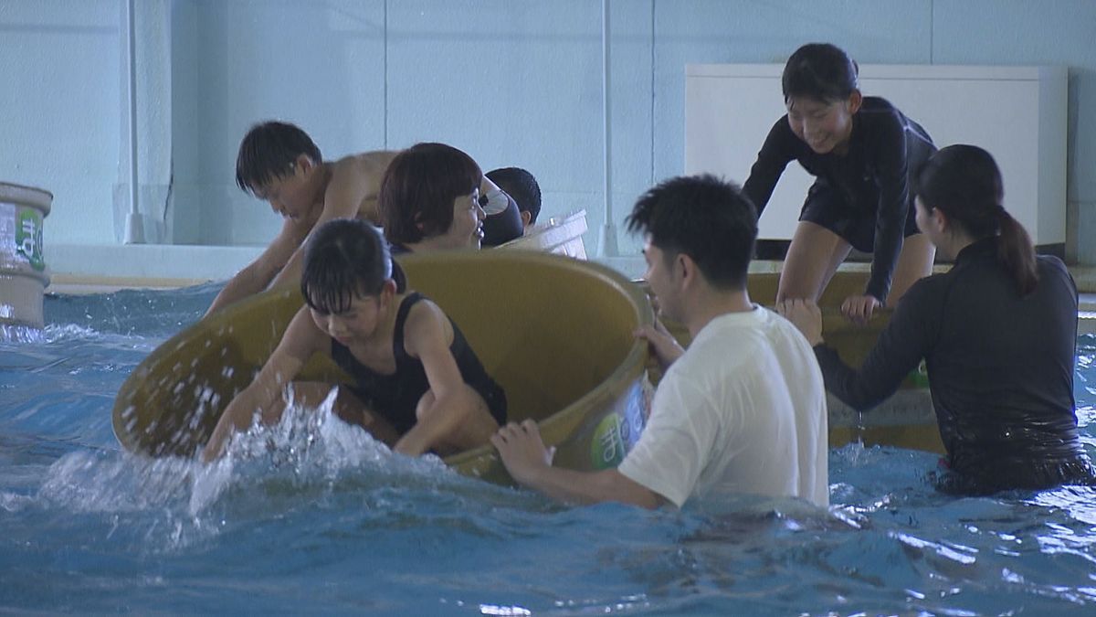 松前町と北海道松前町の小学生が交流 伝統の「はんぎり」体験【愛媛】