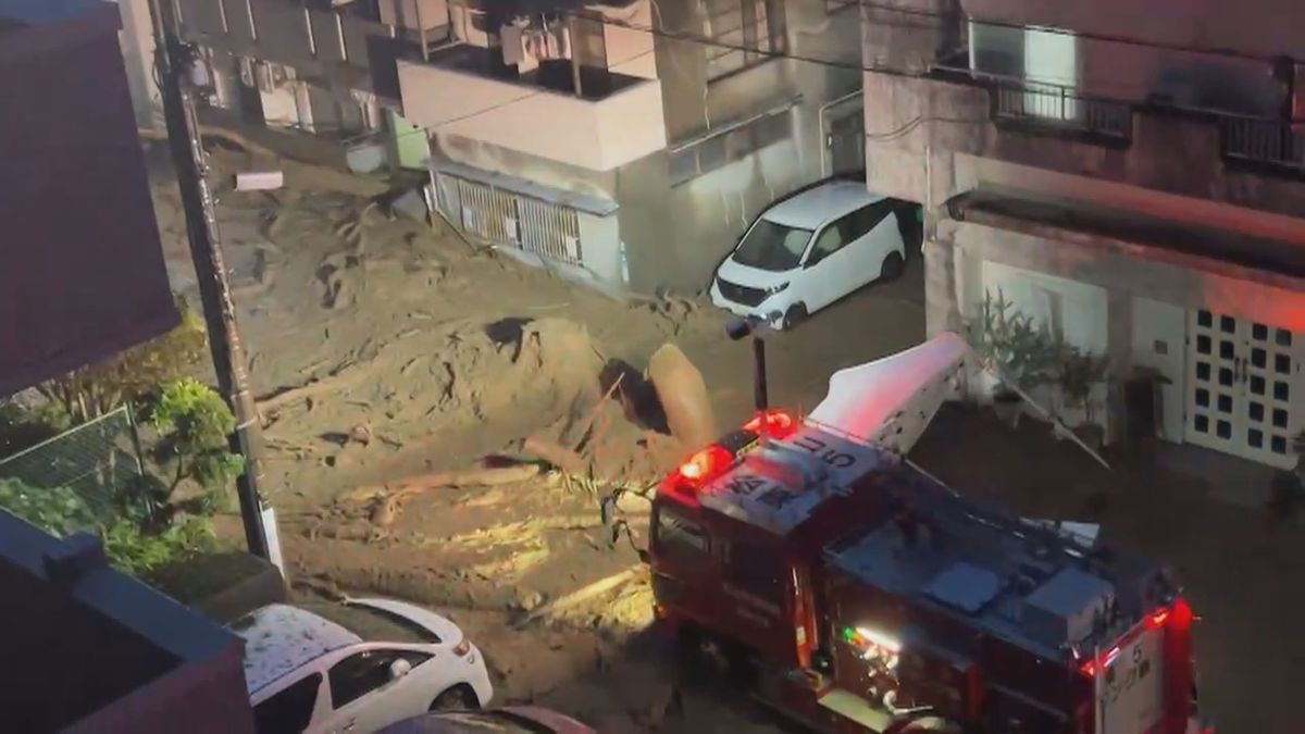 松山市中心部の大規模な土砂崩れ 現在も3人が行方不明…160人態勢での捜索つづく