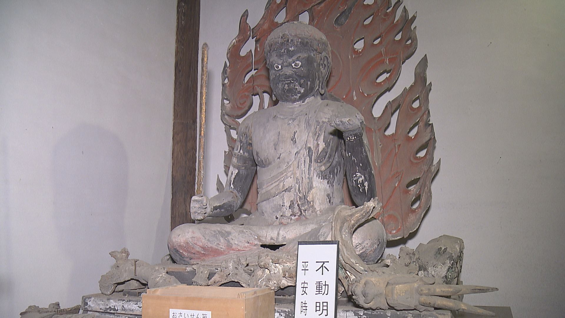 松山・太山寺の「木造不動明王坐像」などが県の有形文化財に、「野間馬