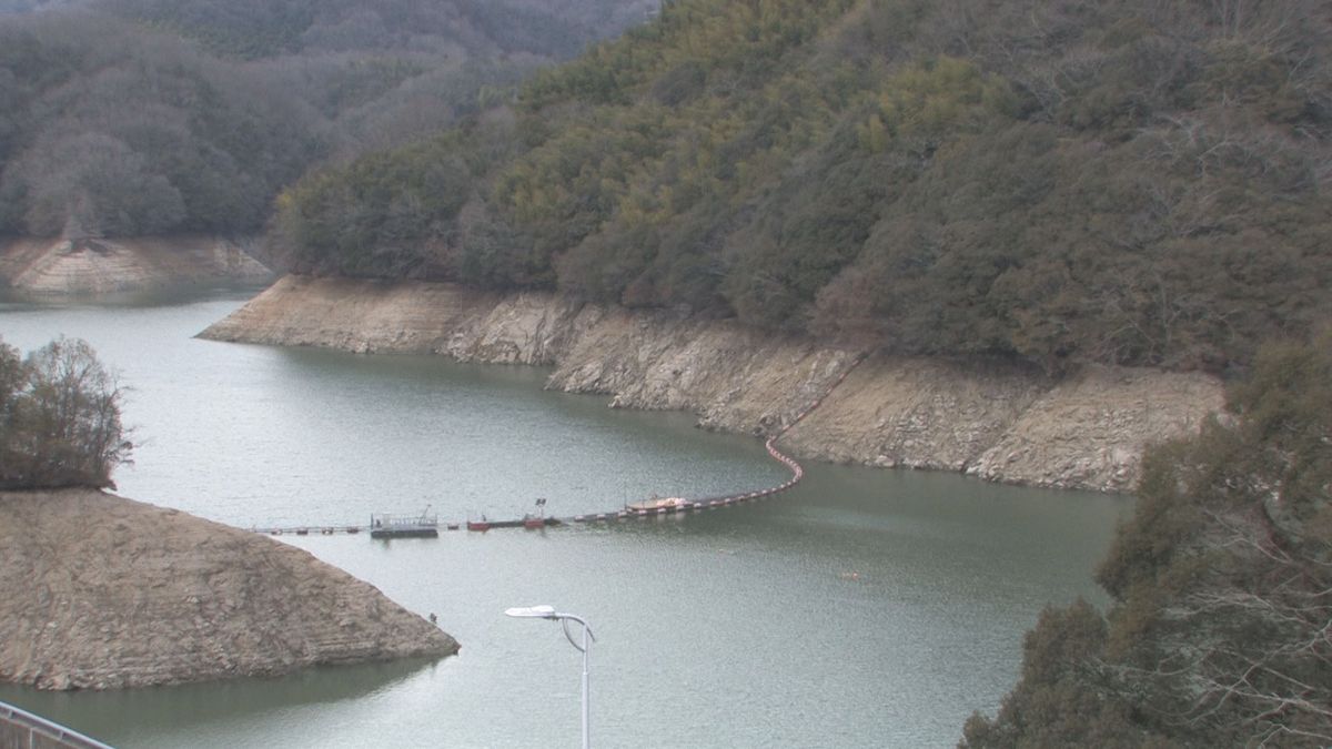 松山市で雨降るも…石手川ダムの貯水率39.7％ 本格的な回復には至らず【愛媛】
