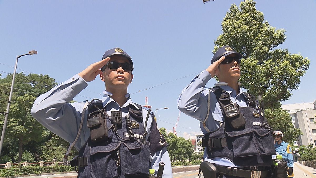  愛媛県警で“サングラス”の着用はじまる 全警察官の屋外活動での暑さ対策に 冷却グッズも使用可能に