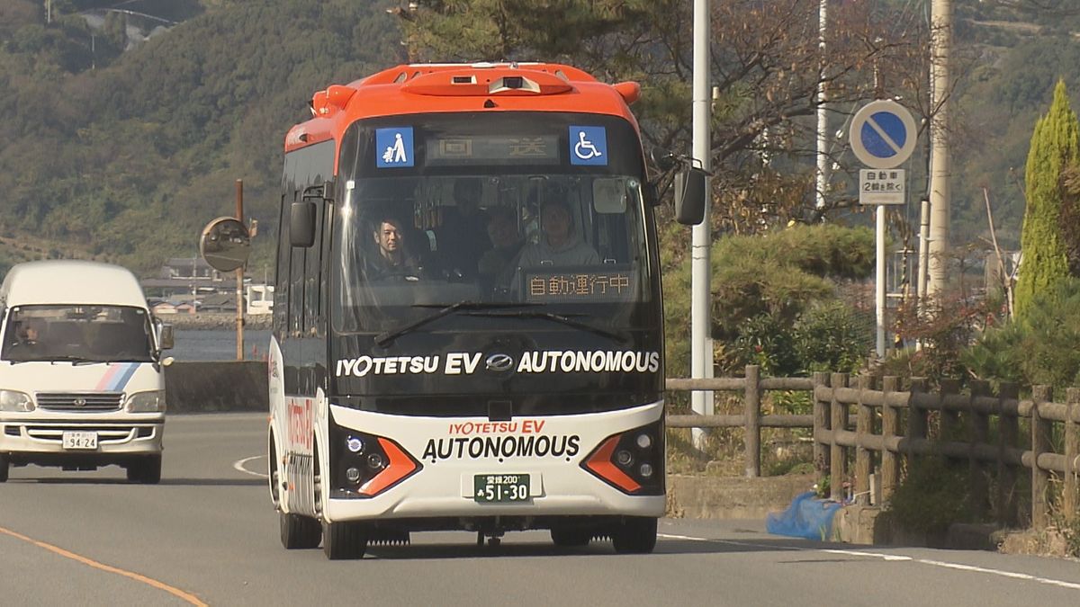 伊予鉄バスが全国初「レベル4」の自動運転バス 今月25日から運行スタート