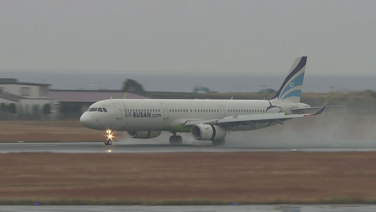 松山空港と韓国・釜山を結ぶ定期路線の運航スタート 県内からは歓迎の声【愛媛】