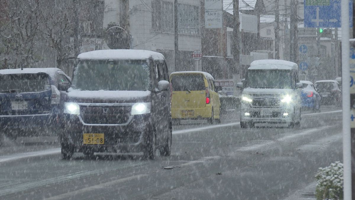 宇和島や西予では雪化粧…大雪の恐れなくなるも積雪や路面凍結による交通障害に注意【愛媛】