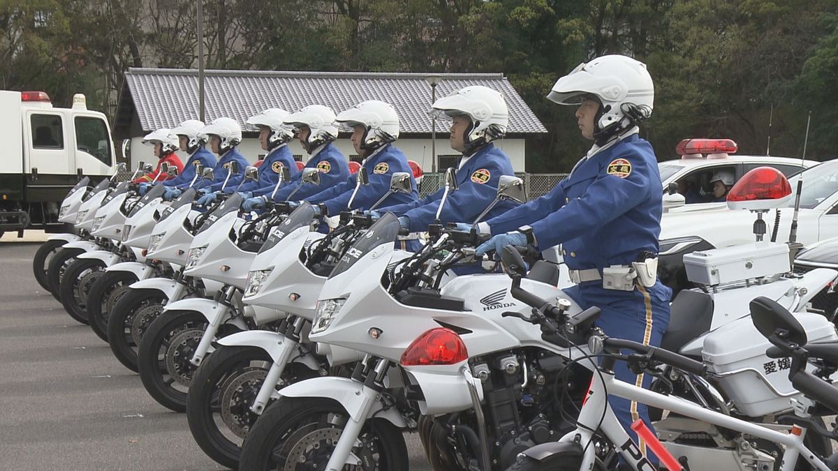 「抜け道と思うなそこは通学路」6日から春の全国交通安全運動 愛媛県警が出動式 