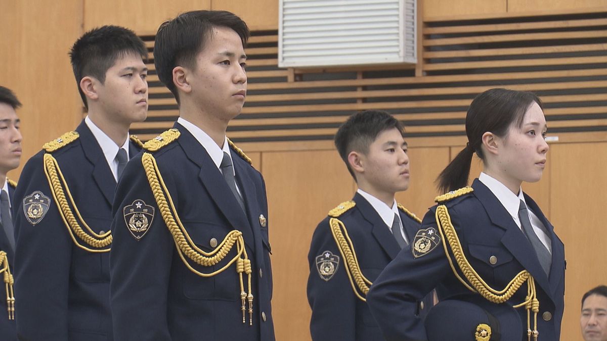 県警察学校で卒業式 38人の新人警察官が決意新たに配属先へ【愛媛】