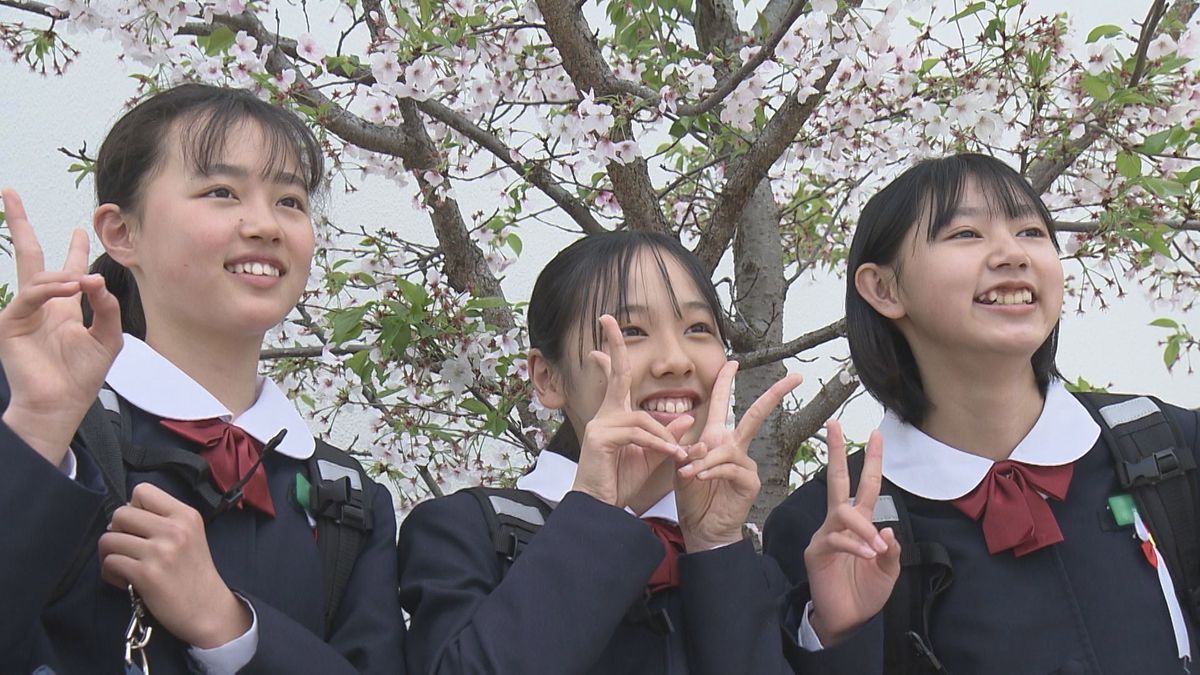 愛媛県内の公立中学校で入学式「夢に向かって」約1万人が新たなスタート