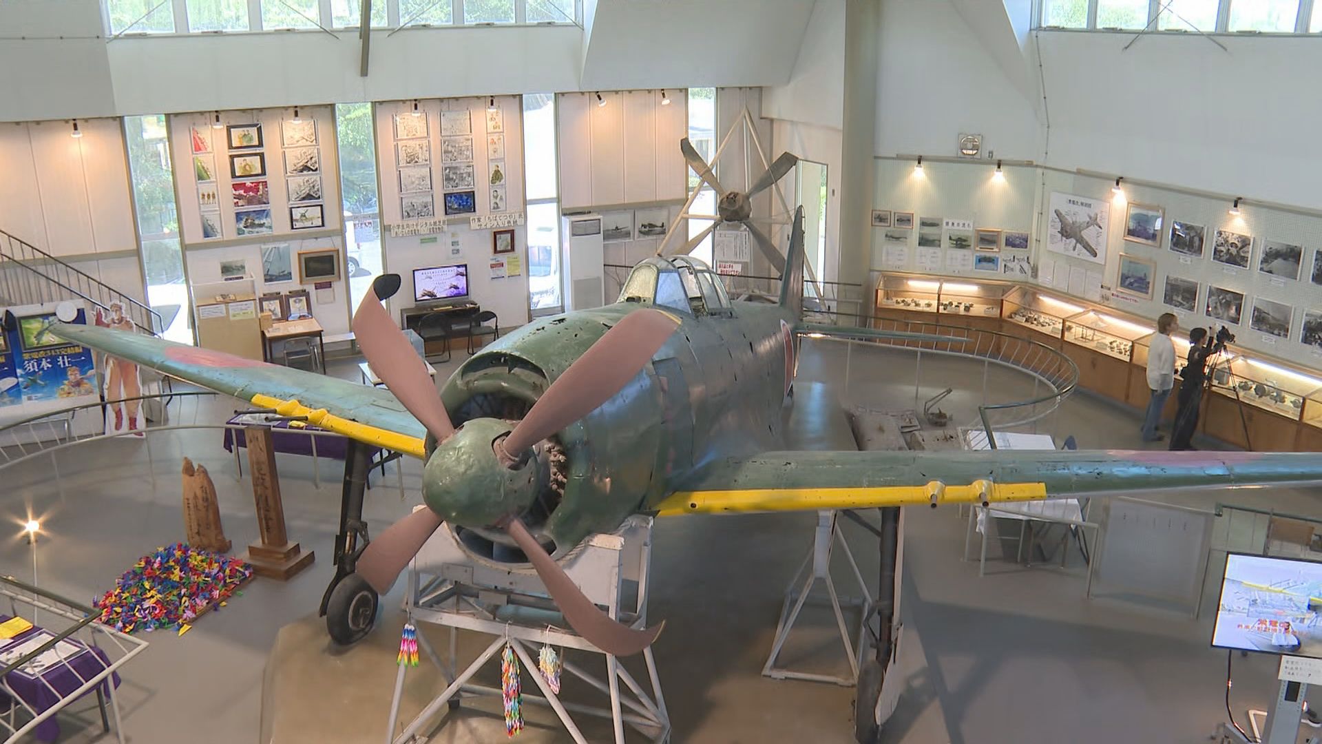 国内に唯一残る戦闘機「紫電改」が中四国初の“重要航空遺産”に認定