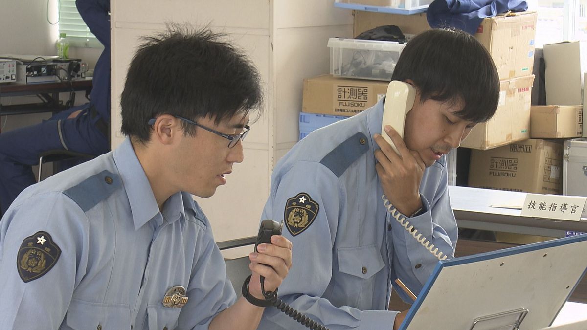 去年の110番通報は9万4500件余 愛媛県警察学校で初動対応を競う「通信指令競技会」