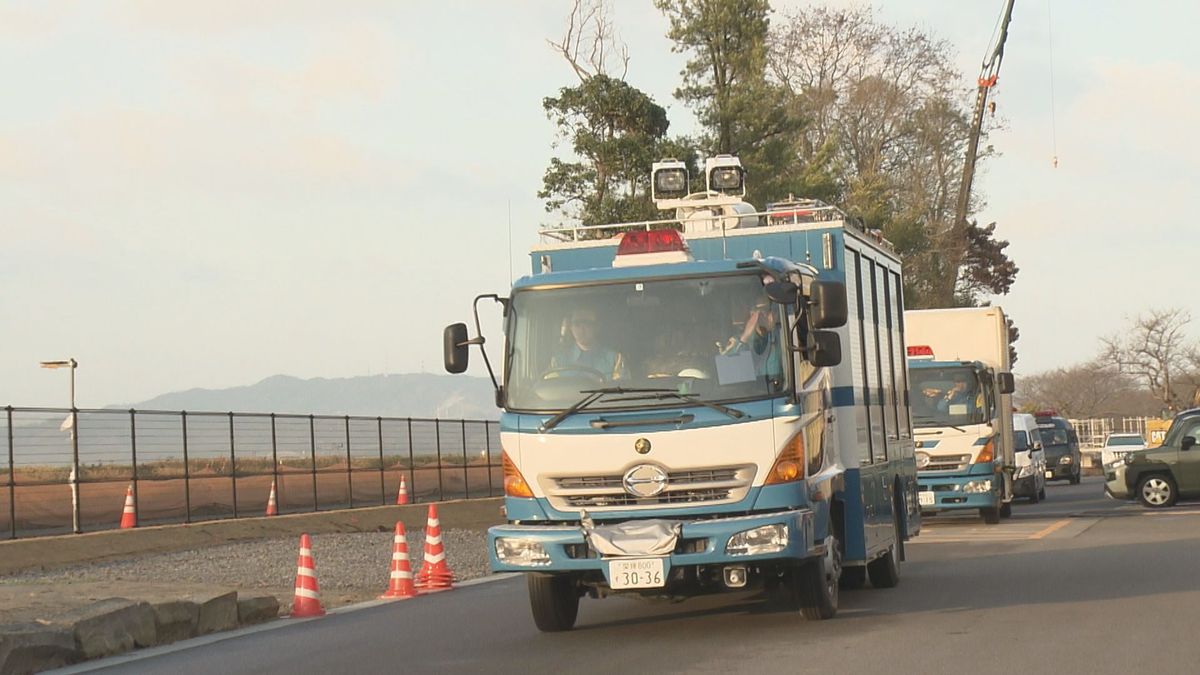 能登半島地震 県警緊急援助隊が石川県に向け出発