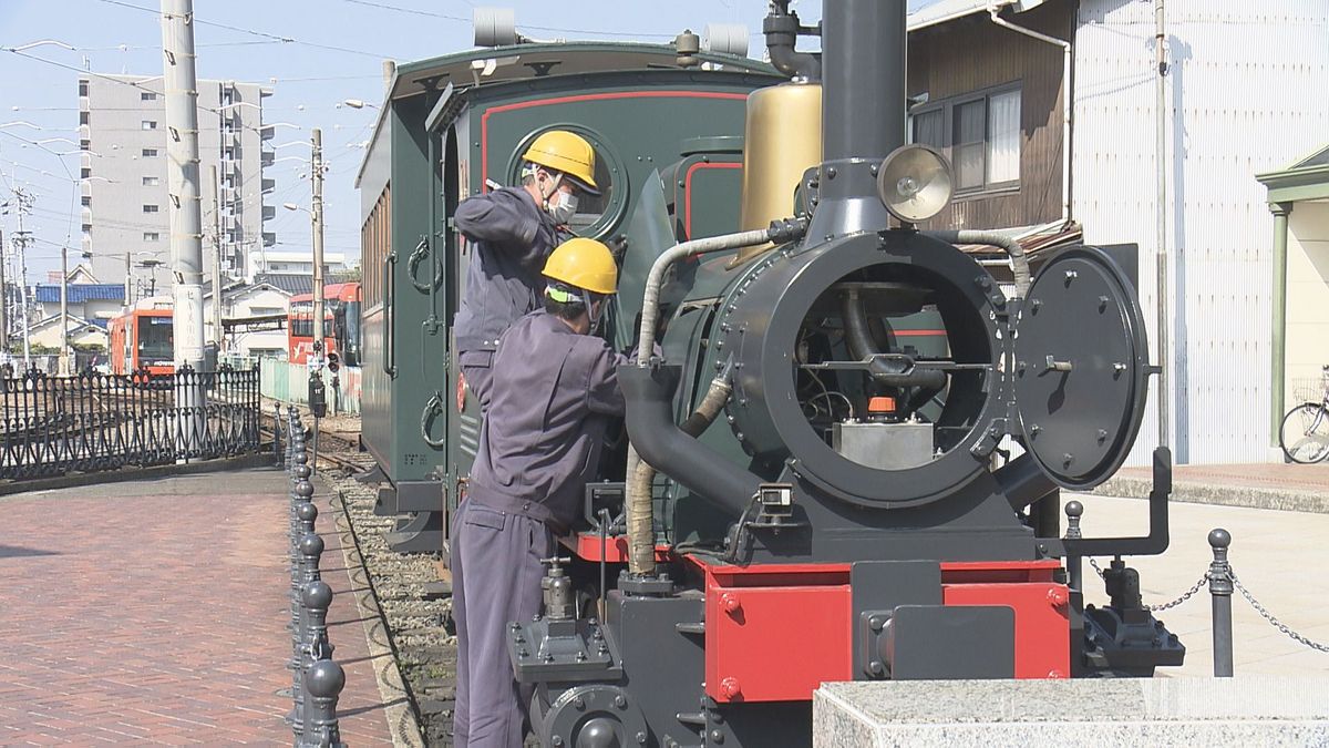 3月20日に運行再開「坊っちゃん列車」の最終点検　車両の老朽化でメンテナンス費用は高騰