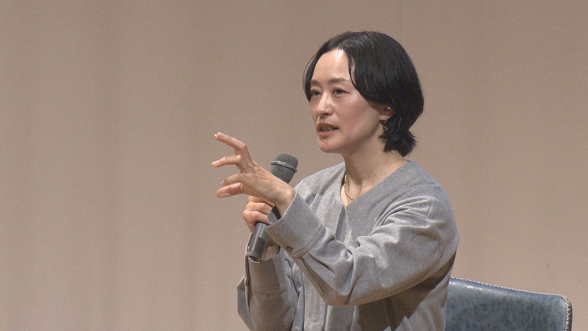 地球温暖化への理解深めて モーグル元五輪代表・上村愛子さんが講演【愛媛】