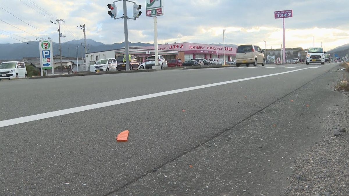 横断歩道で電動車いすの男性がはねられ死亡　現場は信号のある交差点　県内では交通事故相次ぐ