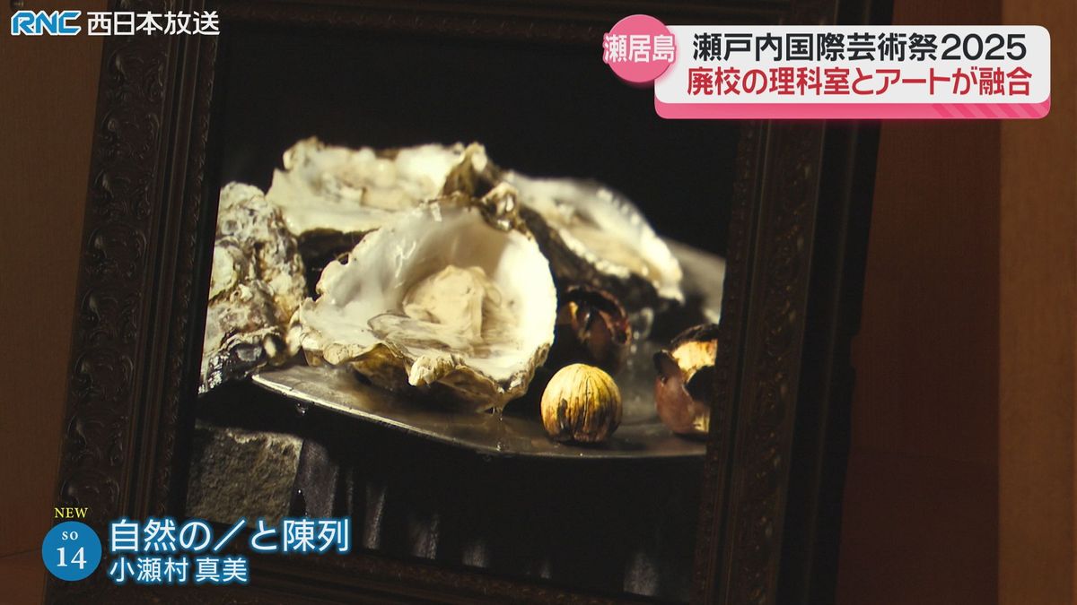 瀬戸内国際芸術祭　注目作品　廃校の理科室とアートの融合　瀬居島